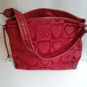 Brighton Red Heart Shoulder Bag